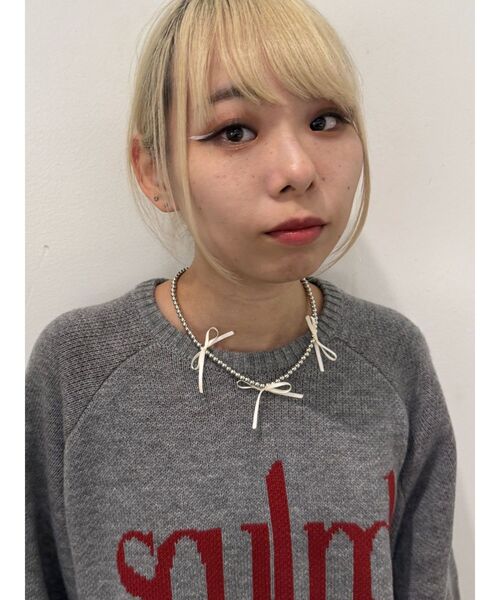 jouetie（ジュエティ）の「ミニリボンモチーフネックレス（ネックレス・レディース・シルバー/アイボリー・FREE）」の8枚目の写真