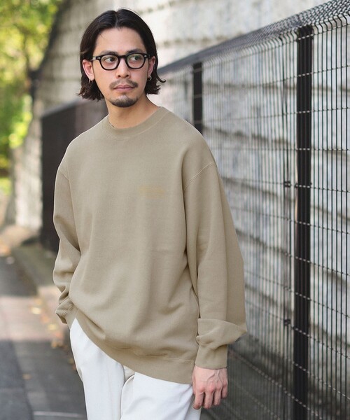 PENDLETON(ペンドルトン)の「PENDLET / 別注 ピグメント クルーネック スウェット(スウェット・メンズ・グレイッシュベージュ/グレイッシュブルー/チャコールグレー・SMALL/MEDIUM/LARGE/X-LARGE)」の14枚目の写真