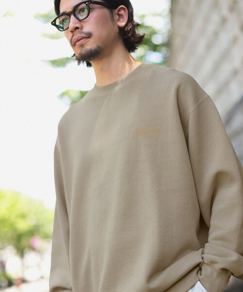 PENDLETON(ペンドルトン)の「PENDLET / 別注 ピグメント クルーネック スウェット(スウェット・メンズ・グレイッシュベージュ/グレイッシュブルー/チャコールグレー・SMALL/MEDIUM/LARGE/X-LARGE)」の12枚目の写真
