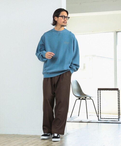 PENDLETON(ペンドルトン)の「PENDLET / 別注 ピグメント クルーネック スウェット(スウェット・メンズ・グレイッシュベージュ/グレイッシュブルー/チャコールグレー・SMALL/MEDIUM/LARGE/X-LARGE)」の11枚目の写真