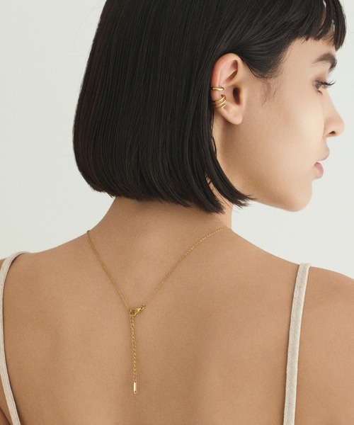 CENE（セネ）の「【CENE】セネ/ラウンドストーンネックレス（ネックレス・レディース・ブラック/ライトブルー/イエロー・FREE）」の14枚目の写真