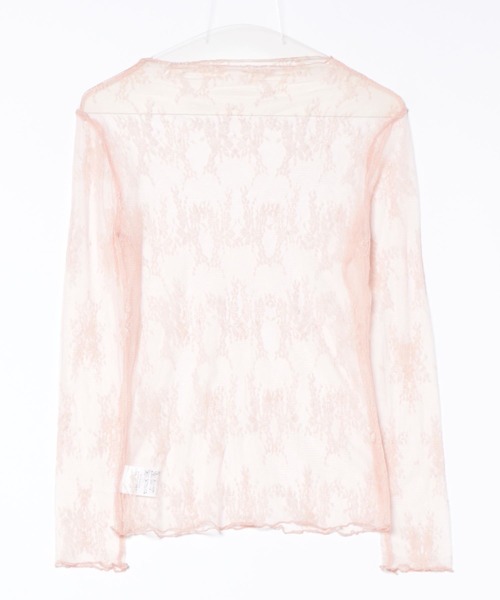 Chiina（チーナ）の「【Chiina】シースルーハイネックトップス（その他トップス・レディース・アイボリー/カーキ/ブルー/ピンク/ホワイト・FREE）」の19枚目の写真