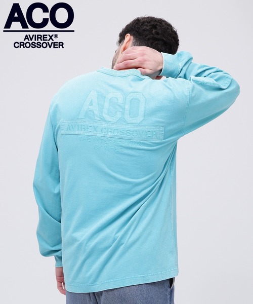 《CROSSOVER》FADED WASH LONGSLEEVE T-SHIRT / フェイデッド ウォッシュ 長袖Tシャツ / AVIREX / アヴィレックス（Tシャツ/カットソー）｜AVIREX（アヴィレックス）
