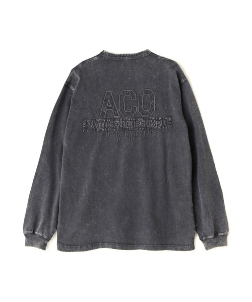AVIREX（アヴィレックス）の「《CROSSOVER》FADED WASH LONGSLEEVE T-SHIRT / フェイデッド ウォッシュ 長袖Tシャツ / AVIREX / アヴィレックス（Tシャツ/カットソー・メンズ・オフホワイト/チャコール/サックスブルー・LARGE/MEDIUM/XX-LARGE/X-LARGE）」の6枚目の写真