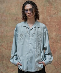 EMBROIDERY OPEN COLLAR SHIRT / 刺繍 開襟 シャツ