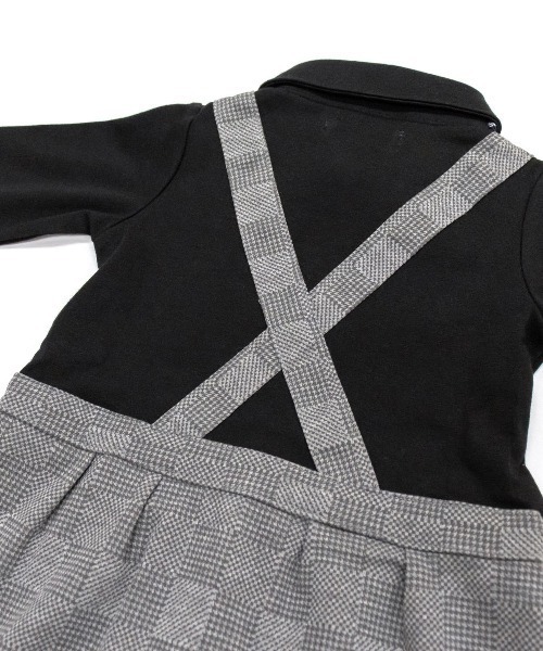 Aenak （アエナック）の「【Aenak / アエナック】フォーマル蝶ネクタイロンパース（ロンパース・キッズ・ブラック系その他/オフホワイト・80/70）」の10枚目の写真