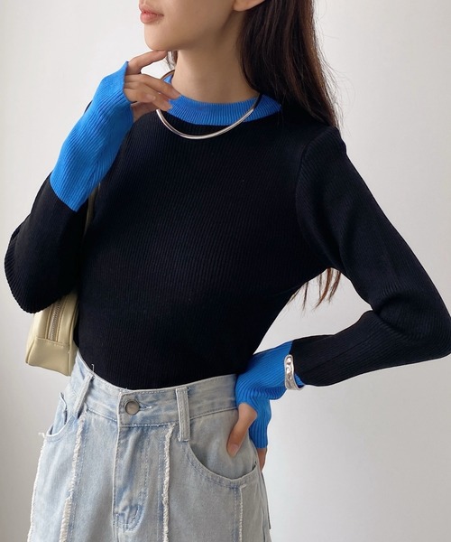 United store(ユナイテッドストア)の「サムホールニット(ニット/セーター・レディース・ホワイト/ライトグレー/ブラック/グレー・FREE)」の10枚目の写真
