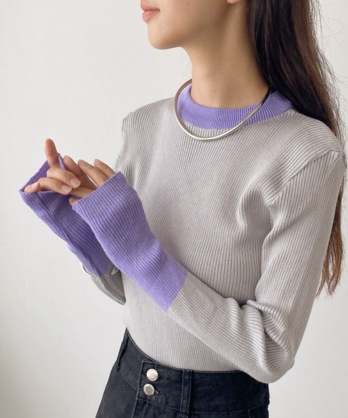 United store(ユナイテッドストア)の「サムホールニット(ニット/セーター・レディース・ホワイト/ライトグレー/ブラック/グレー・FREE)」の19枚目の写真