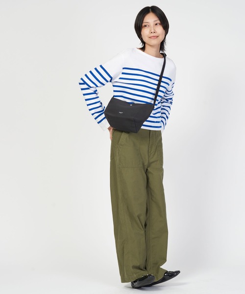 ORCIVAL（オーシバル）の「SHOULDER POUCH MEDIUM ショルダー ポーチ ミディアム（ショルダーバッグ・レディース・ブラウン/キナリ/ライトベージュ/チャコールグレー/ホワイト系・ONE SIZE）」の17枚目の写真