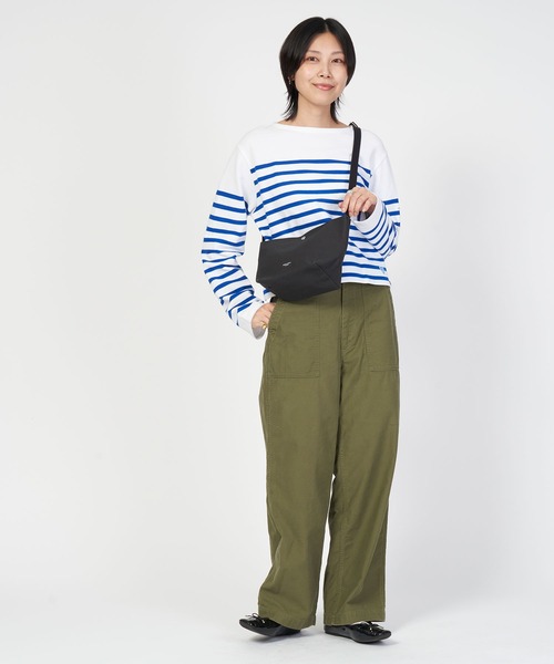 ORCIVAL（オーシバル）の「SHOULDER POUCH MEDIUM ショルダー ポーチ ミディアム（ショルダーバッグ・レディース・ブラウン/キナリ/ライトベージュ/チャコールグレー/ホワイト系・ONE SIZE）」の16枚目の写真