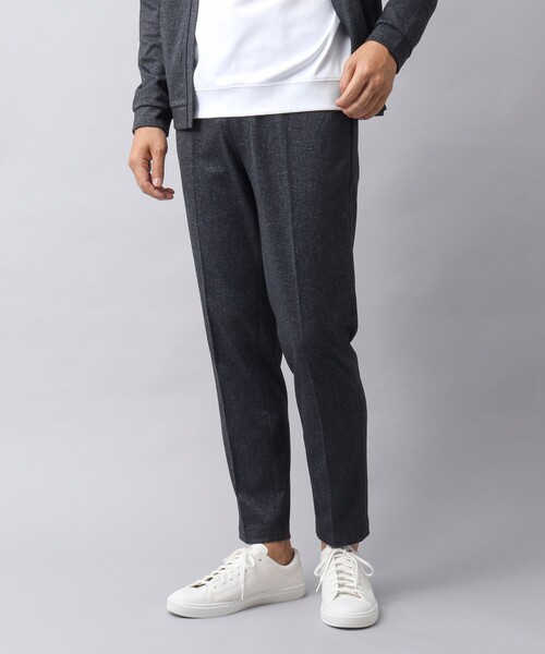 NOLLEY’S(ノーリーズ)の「【ACTIVE SECT】《限定展開 / イージーケア》ハイストレッチ イージーパンツ 24AW(その他パンツ・メンズ・ダークネイビー/ライトグレー・S/M/L/XL)」の4枚目の写真
