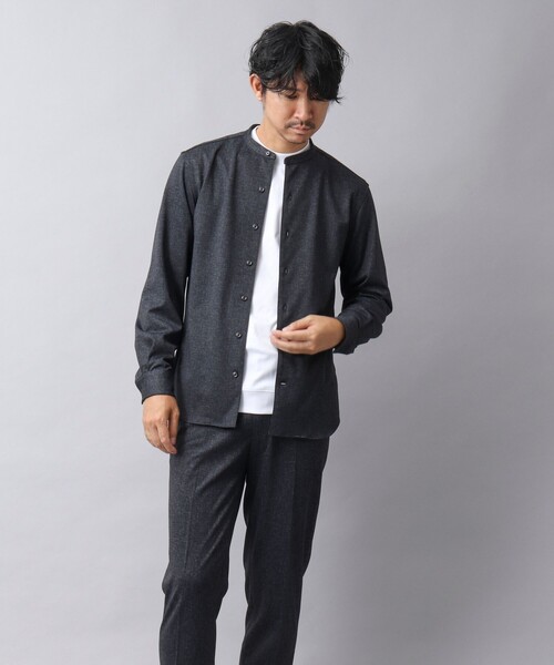 NOLLEY’S(ノーリーズ)の「【ACTIVE SECT】《限定展開 / イージーケア》ハイストレッチ イージーパンツ 24AW(その他パンツ・メンズ・ダークネイビー/ライトグレー・S/M/L/XL)」の20枚目の写真