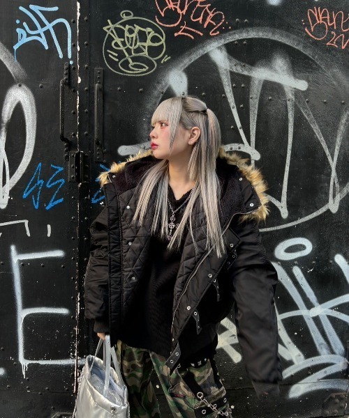 ジャケット・アウター DIG YOUR OWN GRAVE N-2B TYPE FUR BLOUSON ジャケット・アウター DIG YOUR OWN GRAVE N-2B TYPE FUR BLOUSON DIG