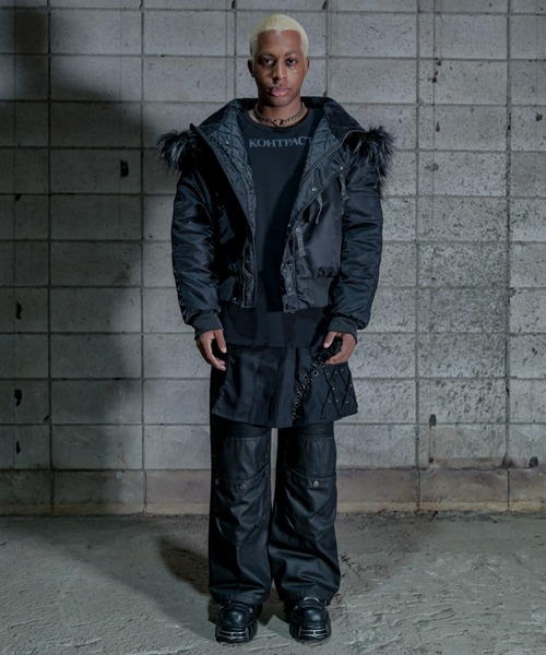 ma 韓国ファッションꕤ着画載せてますꕤ ニットxデニムBIGジャケット｜ニット｜CECIL McBEE(セシルマクビー