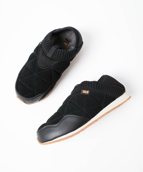 Teva(テバ)の「【IW5】【Teva】EMBER MOC SHEARLING エンバー モックシューズ(スリッポン・レディース・ブラック・US5)」の4枚目の写真