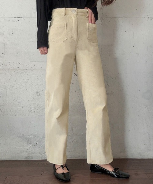 セール】ポケットデザインコーデュロイパンツ[高身長サイズMT有り