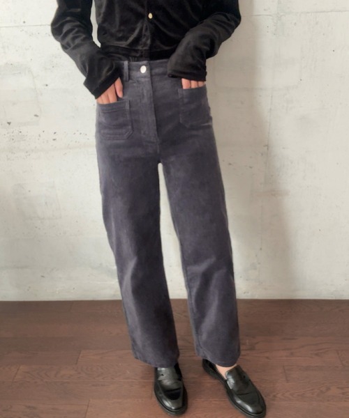 セール】ポケットデザインコーデュロイパンツ[高身長サイズMT有り