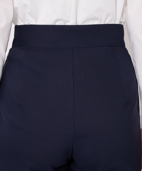 BABYLONE（バビロン）の「ダブルクロステーパードパンツ（スラックス・レディース・ネイビー/ブラック・38inch/36inch）」の4枚目の写真