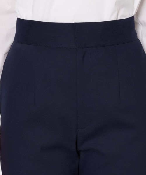 BABYLONE（バビロン）の「ダブルクロステーパードパンツ（スラックス・レディース・ネイビー/ブラック・38inch/36inch）」の5枚目の写真