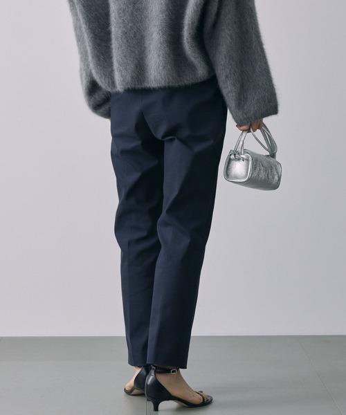 BABYLONE（バビロン）の「ダブルクロステーパードパンツ（スラックス・レディース・ネイビー/ブラック・38inch/36inch）」の15枚目の写真