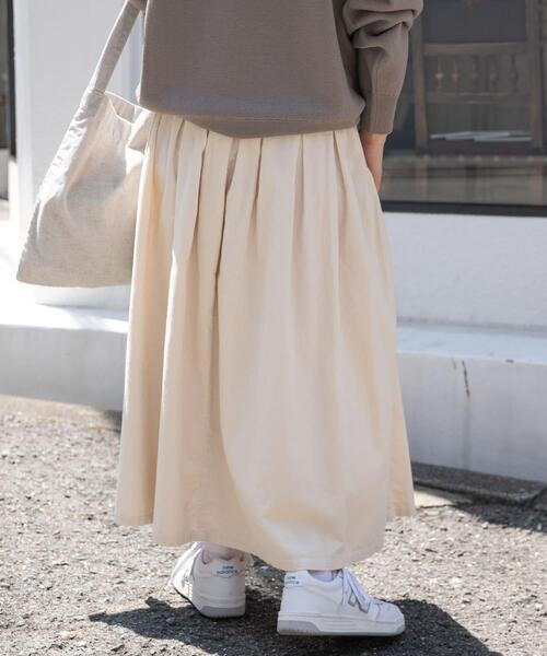 FORK&SPOON（フォークアンドスプーン）の「FORK&SPOON　コーデュロイスカート（スカート・レディース・アイボリー/チャコールグレー/モカ・1/2）」の7枚目の写真