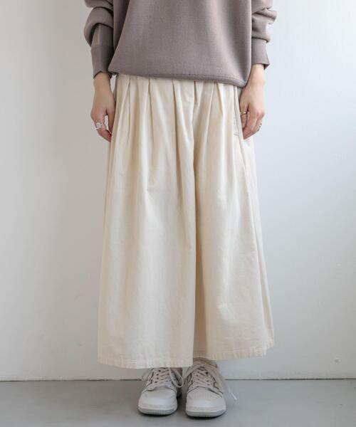 FORK&SPOON（フォークアンドスプーン）の「FORK&SPOON　コーデュロイスカート（スカート・レディース・アイボリー/チャコールグレー/モカ・1/2）」の10枚目の写真