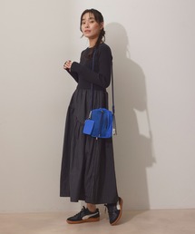 NERGY | 【UV&保湿&ウォッシャブル】ニットドッキングバルーンOP(ワンピース)