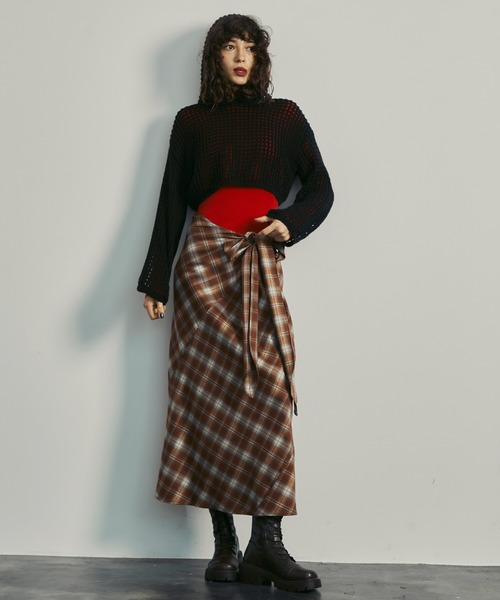 uyu.(ウユ)の「Short Mesh Knit Hoodie / ショートメッシュニットフーディー【uyu./ウユ】(パーカー・レディース・グレー/アイボリー/ブラック・FREE)」の16枚目の写真