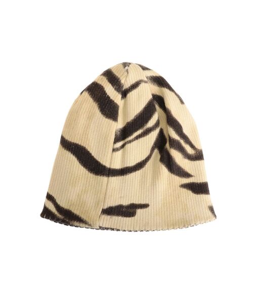 EMODA（エモダ）の「ダブルフェイスプリントビーニー（ニットキャップ/ビーニー・レディース・ブラウン/ブラック・FREE）」の11枚目の写真
