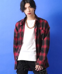 a.p.o.v.（エーピーオービー）の「a.p.o.v. オンブレチェックネルシャツ（シャツ/ブラウス）」