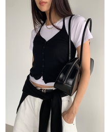 Didot.showroom | カシミヤブレンドホルターニットビスチェ(ベスト)