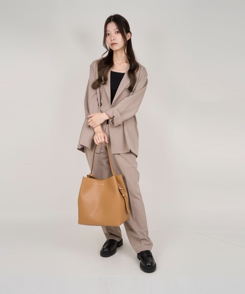 GIANNI NOTARO(ジャンニノターロ)の「【GIANNI NOTARO /ジャンニ ノターロ 】トートバッグ ショルダーバッグ 本革(ショルダーバッグ・レディース・ブラウン/ブラック・FREE)」の16枚目の写真