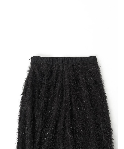 :ETHROF(イーサオブ)の「FRINGE JACQUARD SKIRT(スカート・レディース・オフホワイト/ブラック・FREE)」の12枚目の写真