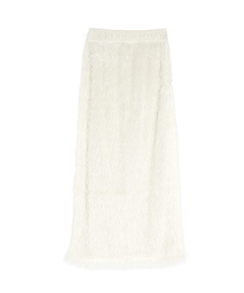 :ETHROF(イーサオブ)の「FRINGE JACQUARD SKIRT(スカート・レディース・オフホワイト/ブラック・FREE)」の10枚目の写真