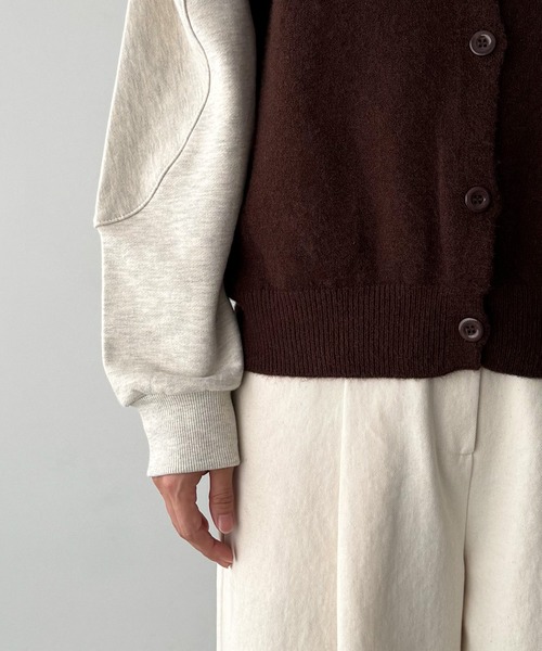 CANAL JEAN（キャナルジーン）の「El mar　ワンポイント刺繍ニットベスト（ベスト・レディース・ブラウン/アイボリー/グレー・ONE SIZE）」の19枚目の写真