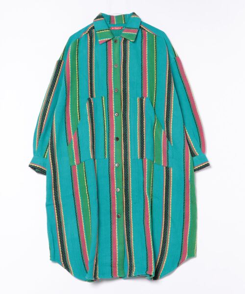 【チャイハネ】ソルサラシャツワンピース（シャツワンピース）｜チャイハネ（チャイハネ） 8,800円