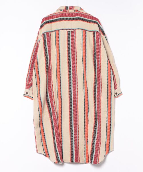 チャイハネ（チャイハネ）の「【チャイハネ】ソルサラシャツワンピース（シャツワンピース・レディース・ブラック/ターコイズブルー/ベージュ・FREE）」の5枚目の写真