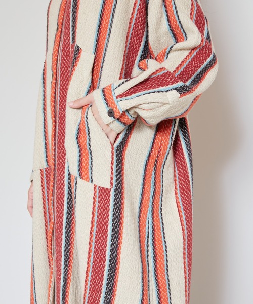 チャイハネ（チャイハネ）の「【チャイハネ】ソルサラシャツワンピース（シャツワンピース・レディース・ブラック/ターコイズブルー/ベージュ・FREE）」の12枚目の写真