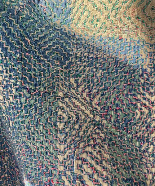 AS KNOW AS plus（アズノゥアズプラス）の「ヴィンテージ カンタキルト スローケット（ブランケット・レディース・ブルー系/グリーン系/ピンク系/ブルー系1/ピンク系1/グリーン系1/ブルー系2/ブルー系4/グリーン系2/ブルー系3/ブルー系5/ピンク系2/ピンク系3/ピンク系4・FREE）」の21枚目の写真