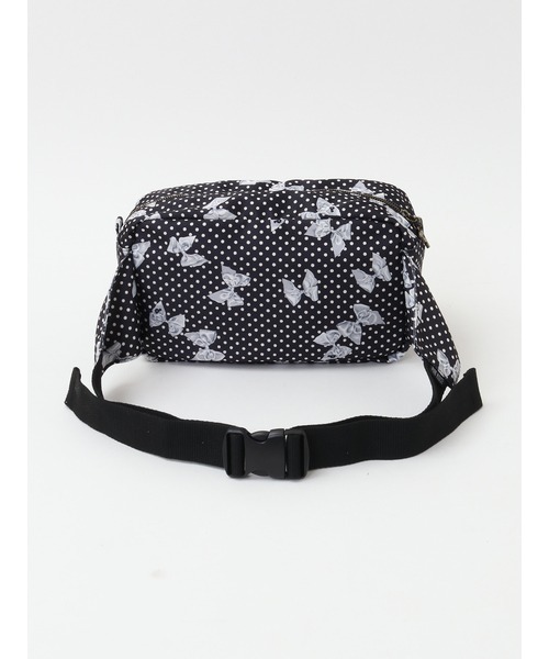 PINK HOUSE（ピンクハウス）の「水玉りぼんプリントウエストバッグ（ボディバッグ/ウエストポーチ・レディース・ブラック/レッド・フリー）」の4枚目の写真