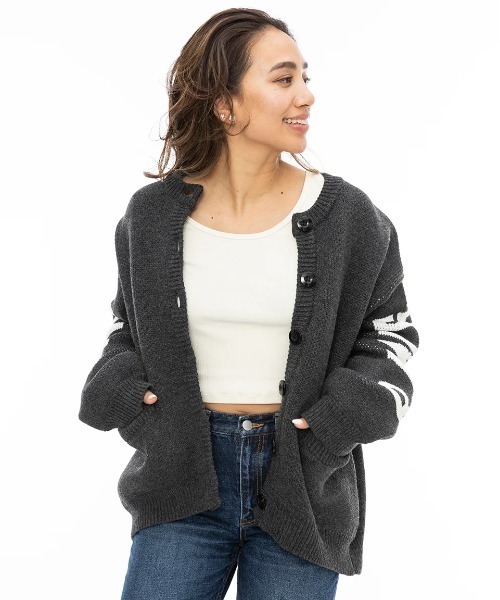 ビラボン BILLABONG レディース LOGO JACQUARD SWEATER CADI セーターカーディガン アウトドア キャンプ スポーツ スケボー スノボ 正規品 セール】BILLABONG レディース LOGO JACQUARD SWEATE/ビラボン
