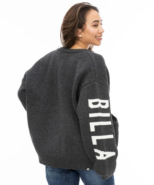 ビラボン BILLABONG レディース LOGO JACQUARD SWEATER CADI セーターカーディガン アウトドア キャンプ スポーツ スケボー スノボ 正規品 セール】BILLABONG レディース LOGO JACQUARD SWEATE/ビラボン
