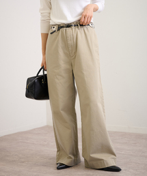 FRAMeWORK ルーズフィットチノパンツ 038 ベージュ FRAMeWORK ルーズフィットチノパンツ 038 ベージュ（FRAMeWORK