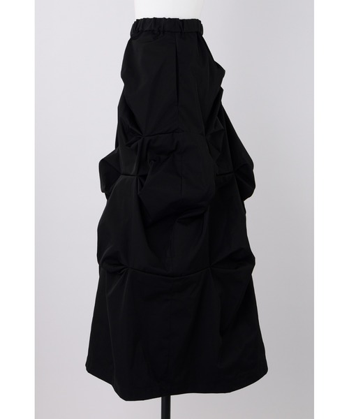 nagonstans(ナゴンスタンス)の「High Density Twill manyタックスカート(スカート・レディース・ダークブラウン/ブラック・SMALL/MEDIUM)」の10枚目の写真