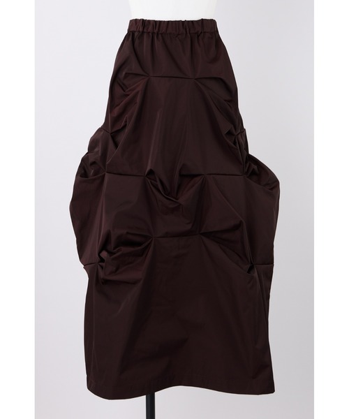 nagonstans(ナゴンスタンス)の「High Density Twill manyタックスカート(スカート・レディース・ダークブラウン/ブラック・SMALL/MEDIUM)」の14枚目の写真