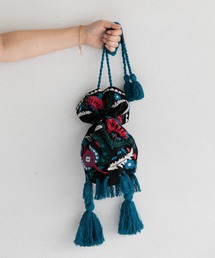 AMERICAN RAG CIE | LEIN 花柄刺繍巾着バッグ(ショルダーバッグ)