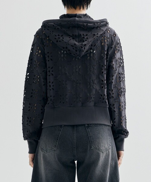 MASU　Flower Hole Zip-Up Sweat Parka 46 MASUFlower Hole Zip-Up Sweat Parka 46