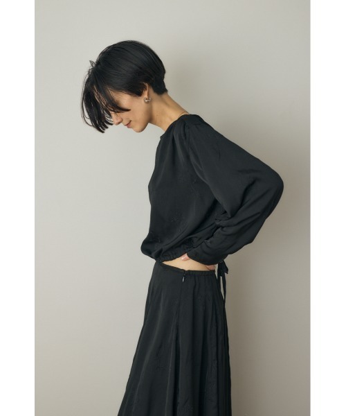 M_（エムアンダーバー）の「【セットアップ対応】花柄刺繍ブラウス リサイクルポリエステル使用（シャツ/ブラウス・レディース・アイボリー/ブラック・FREE）」の9枚目の写真