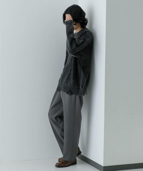 セール】URBAN RESEARCH iD ストーンウォッシュダメージニット（ニット