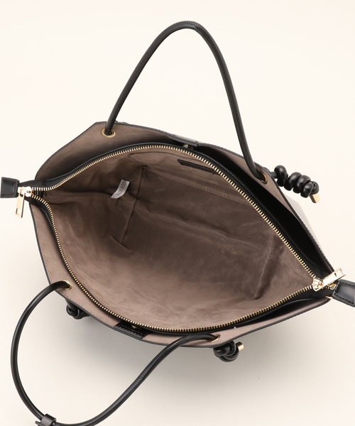 LE TALON（ルタロン）の「LE TALON wide knot bag（トートバッグ・レディース・ブラック/ベージュ系その他・FREE）」の16枚目の写真